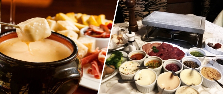 Sequência de Fondue em Gramado do Piato de Parma