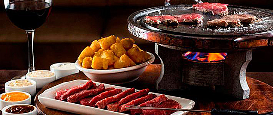 Sequência de Fondue no Bardot Boteco em Gramado