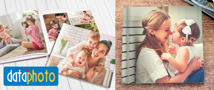 Dia das Mães: Fotolivro com Capa Personalizada Dataphoto