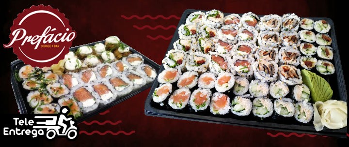 Combo Sushi com Tele-Entrega do Prefácio Sushi