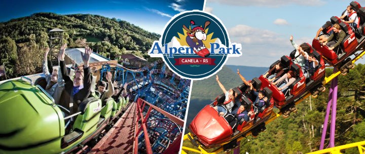 Ingresso Alpen Park em Canela