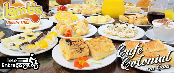 Tele-Entrega de Café Colonial Lamb's Confeitaria