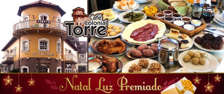 Café Colonial Livre do Torre + Garrafa de Vinho em Gramado