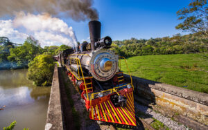 Trem Maria Fumaça em Bento Gonçalves.
