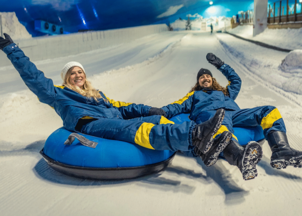 Snowland em Gramado: atração Ice Tubbing
