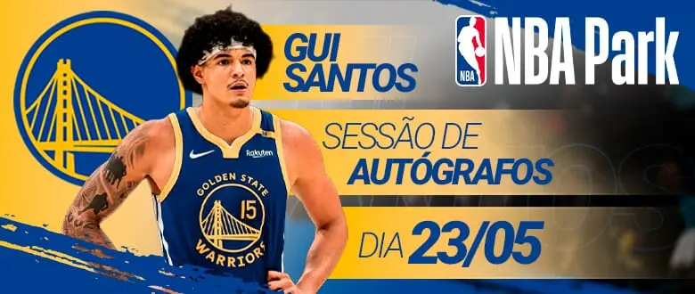 Gui Santos no NBA Park. Ingressos com desconto no Tchê Ofertas.